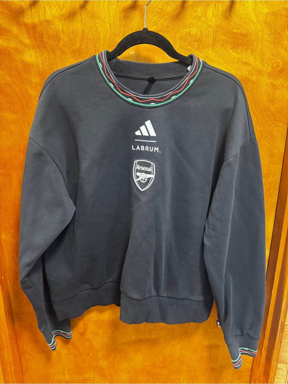 Adidas Arsenal FC X Labrum Crewneck Sweatshirt Mens size Large